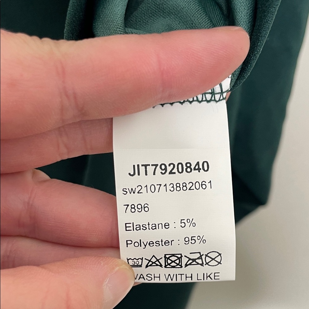 SHEIN Emerald Pants NWOT - Picture 3 of 4